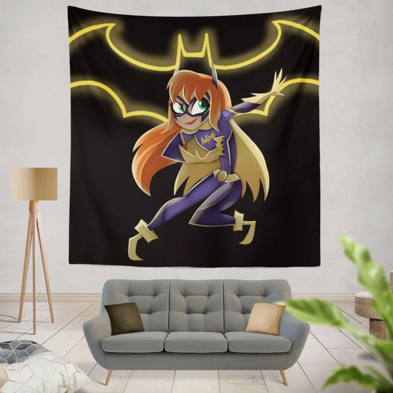 Batgirl in DC Super Hero Girls: Empowering Young Heroes  Wall Tapestry
