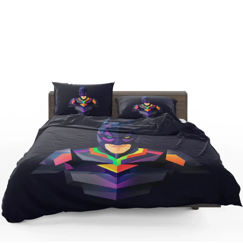 Batman Abstract Facets: A Unique Perspective Bedding Set