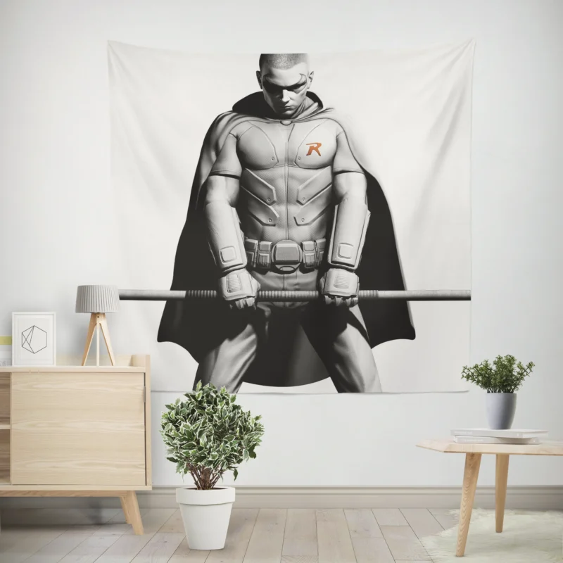 Batman: Arkham City - Tim Drake Role  Wall Tapestry