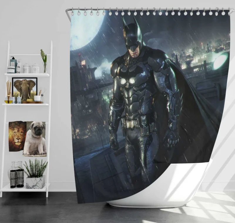Batman: Arkham Knight - Protecting Gotham City Shower Curtain