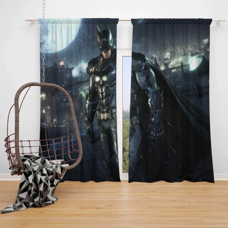 Batman: Arkham Knight - Protecting Gotham City Window Curtain