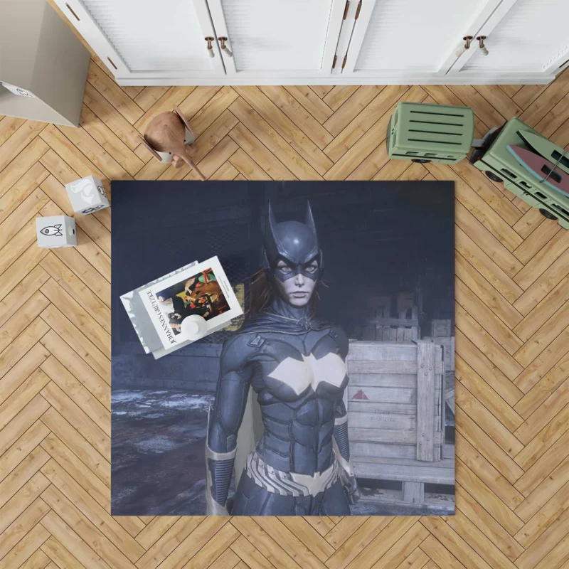 Batman: Arkham Knight Video Game Featuring Batgirl Floor Rug