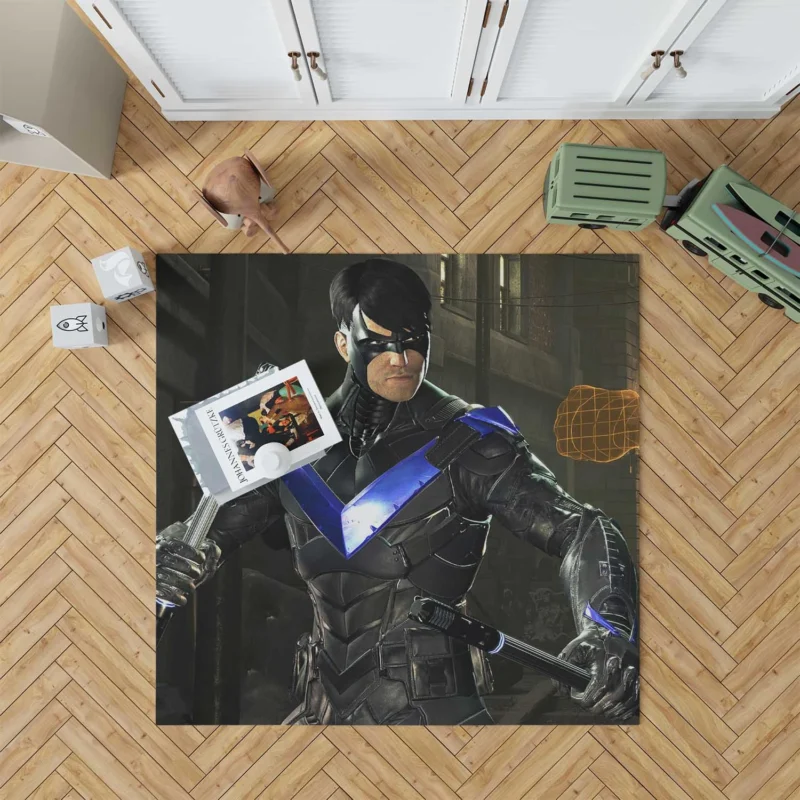 Batman: Arkham VR - Dive into Nightwing World Floor Rug