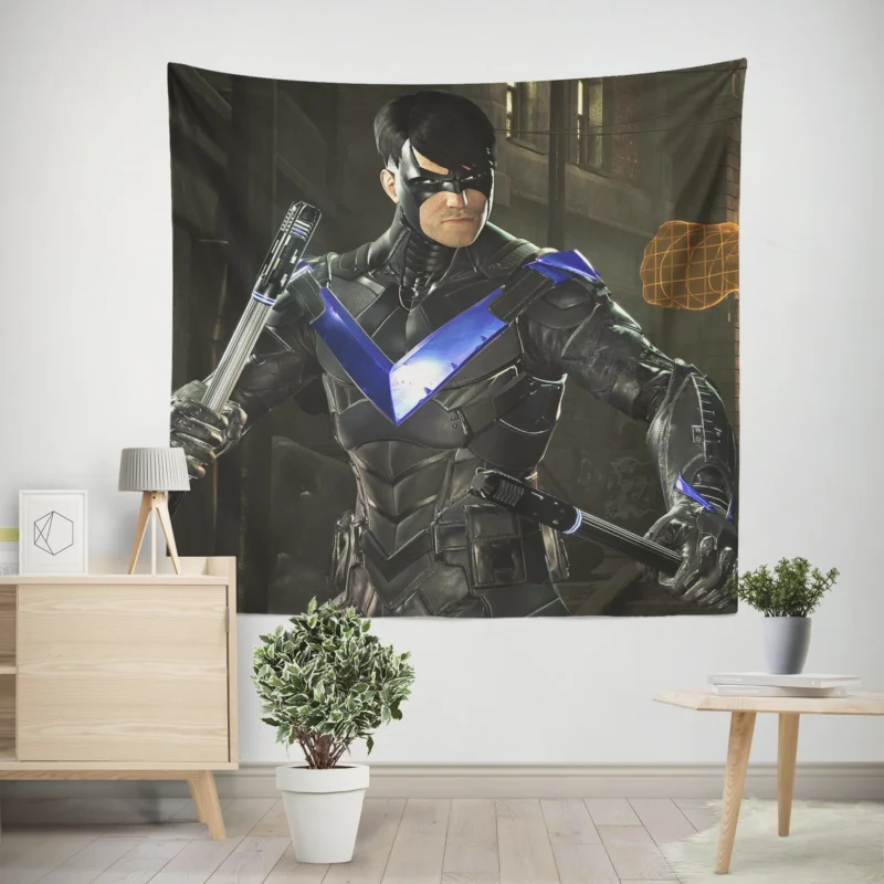 Batman: Arkham VR - Dive into Nightwing World  Wall Tapestry
