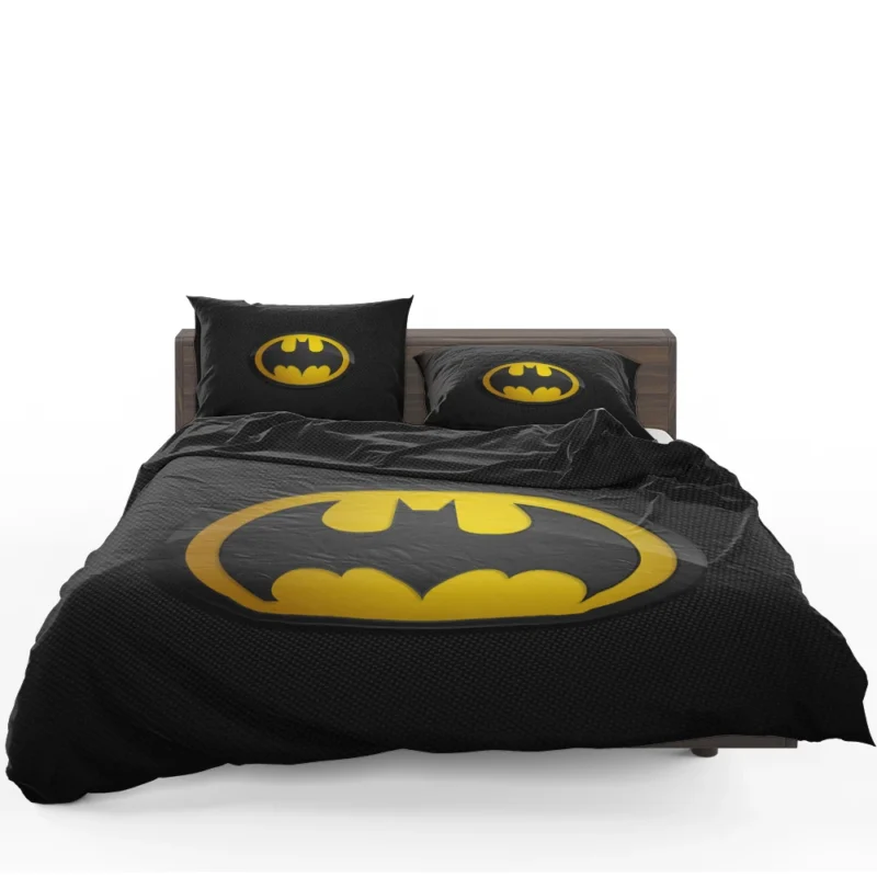 Batman Iconic Symbol: The Bat Signal from Gotham City Bedding Set