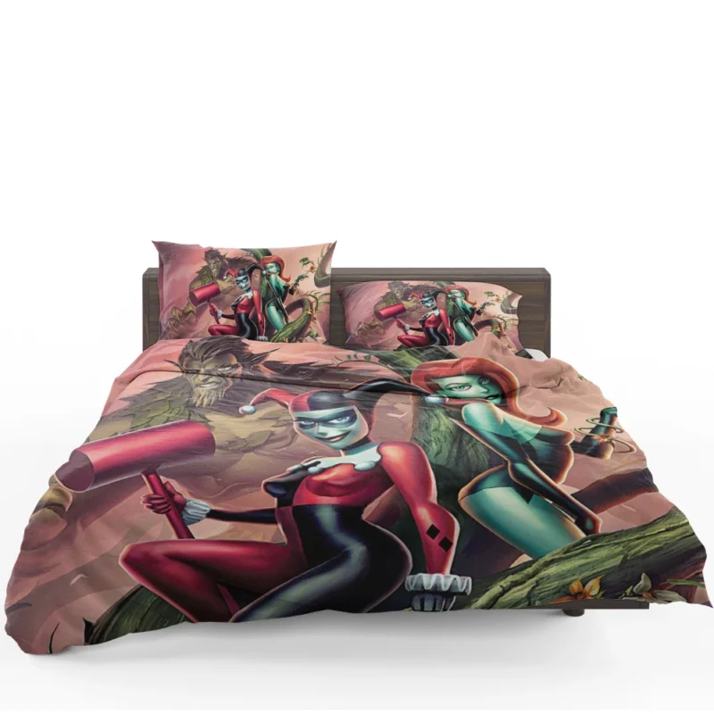 Batman and Harley Quinn: Join Poison Ivy Mischief Bedding Set