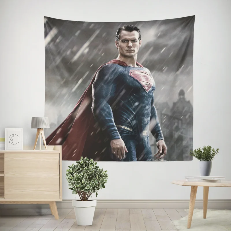 Batman v Superman: DC Dawn of Justice - Superman  Wall Tapestry
