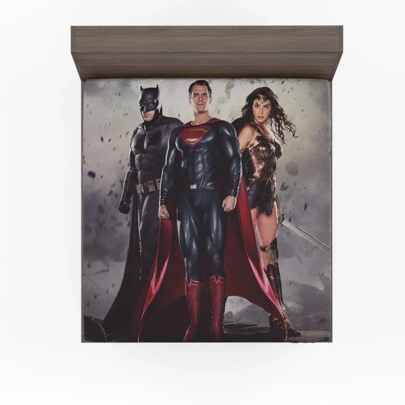 Batman v Superman: Dawn of Justice - DC Heroes Unite Fitted Sheet