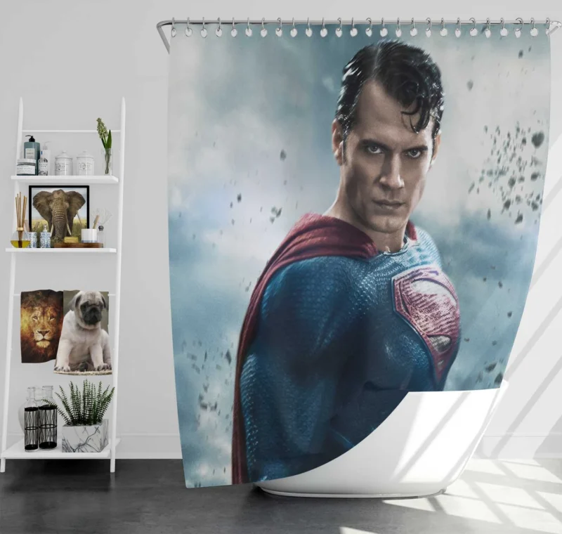 Batman v Superman: Dawn of Justice - Superman Shower Curtain