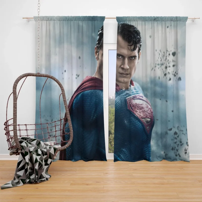 Batman v Superman: Dawn of Justice - Superman Window Curtain