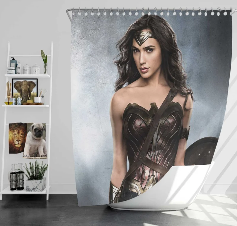 Batman v Superman: Dawn of Justice - Wonder Woman Debut Shower Curtain