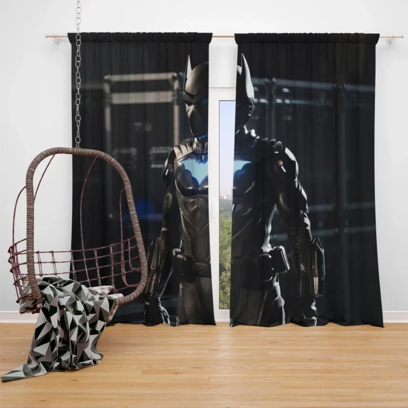 Batwoman: A Vigilante Journey in Gotham Window Curtain