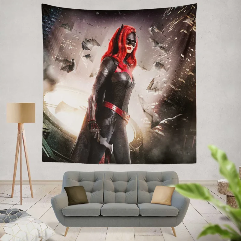 Batwoman TV Show: A Look at Kate Kane Journey  Wall Tapestry