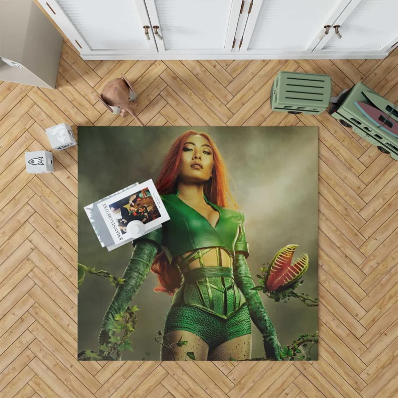 Batwoman TV Show: Confronting the Menace of Poison Ivy Floor Rug