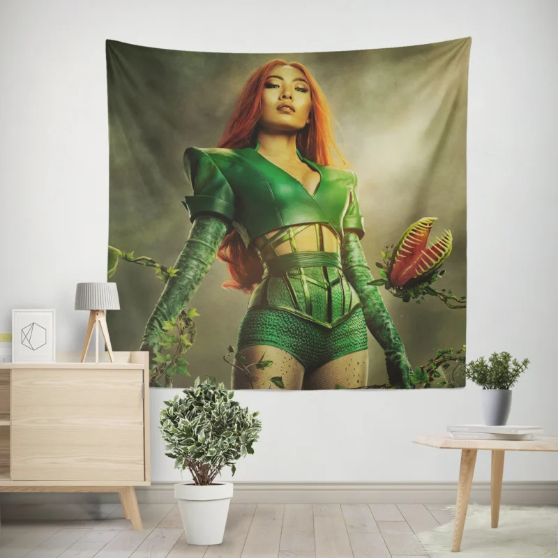 Batwoman TV Show: Confronting the Menace of Poison Ivy  Wall Tapestry