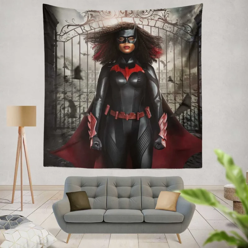 Batwoman TV Show: Gotham Dark Protector  Wall Tapestry