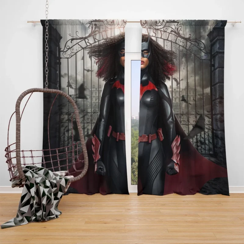 Batwoman TV Show: Gotham Dark Protector Window Curtain