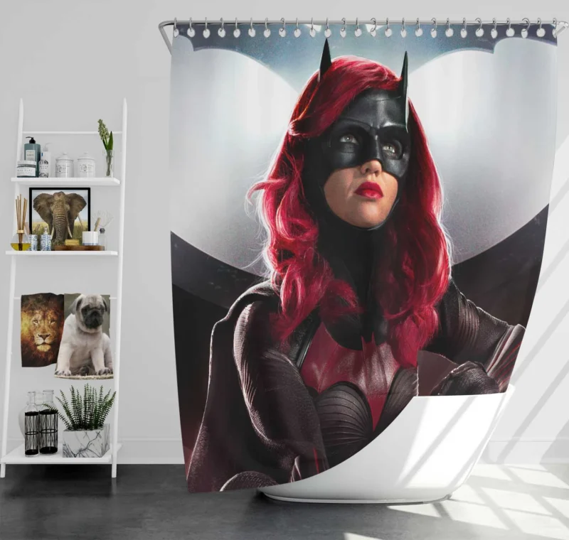 Batwoman TV Show: Kate Kane Heroic Journey Shower Curtain