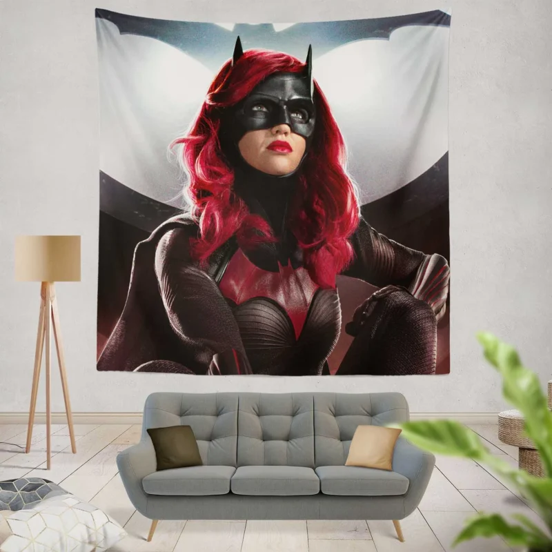 Batwoman TV Show: Kate Kane Heroic Journey  Wall Tapestry