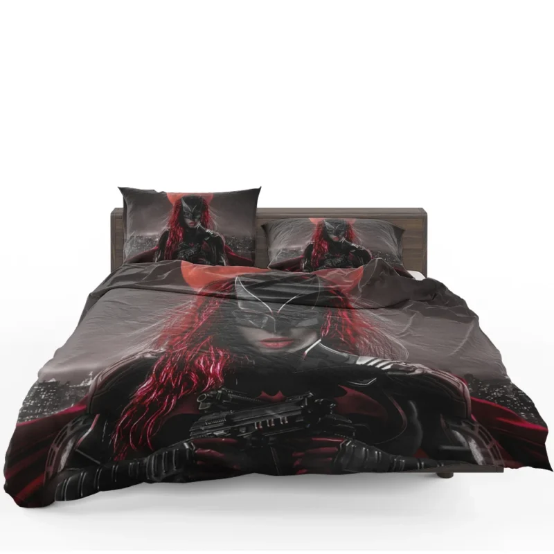 Batwoman TV Show: Masked Hero with Armor and Weapons Bedding Set