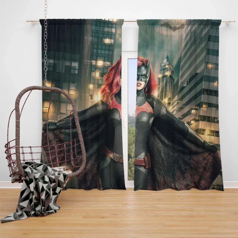 Batwoman TV Show: Ru Takes on the Cape and Cowl Window Curtain