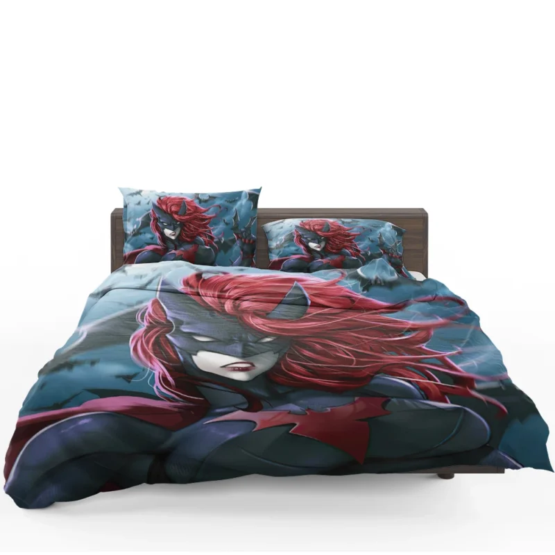 Batwoman: The Iconic Red-Haired Heroine of DC Comics Bedding Set