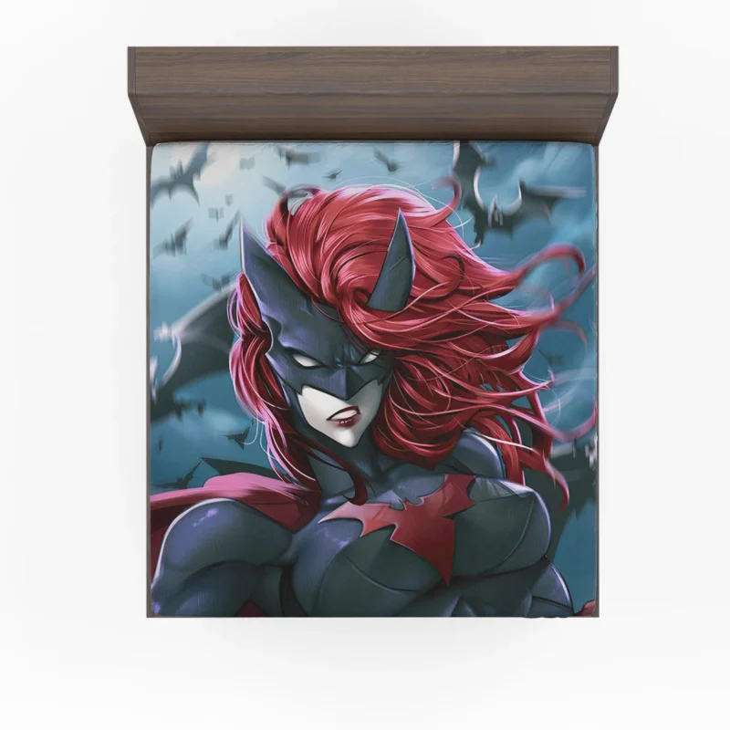 Batwoman: The Iconic Red-Haired Heroine of DC Comics Fitted Sheet