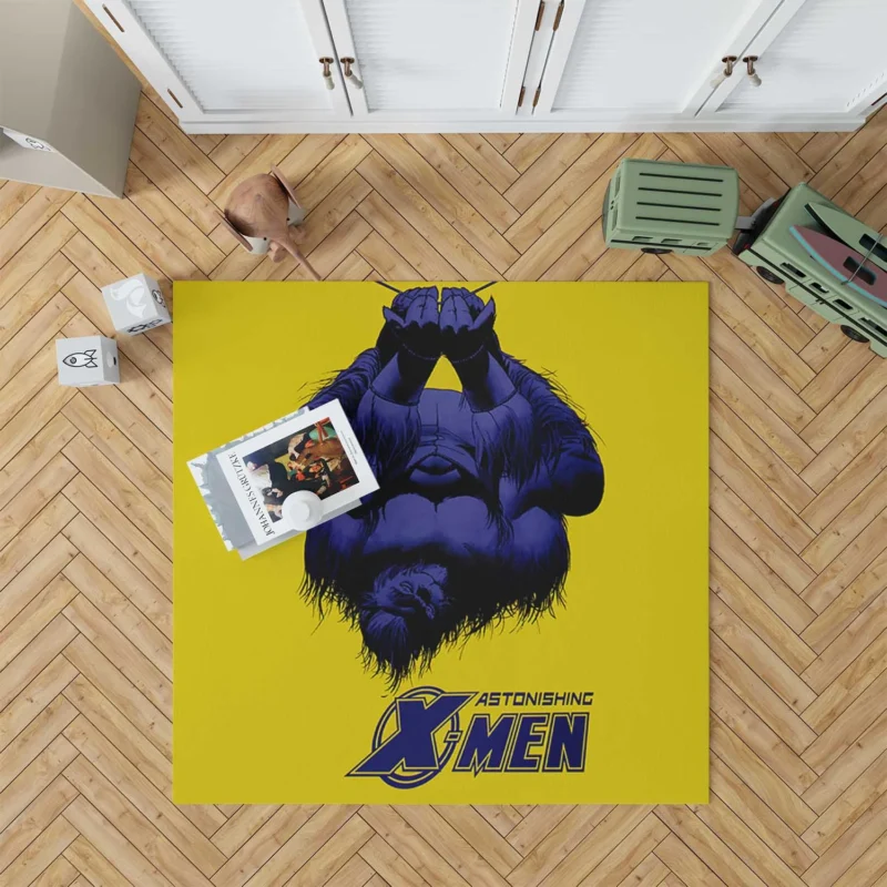 Beast: Marvel Astonishing X-Men Member Floor Rug