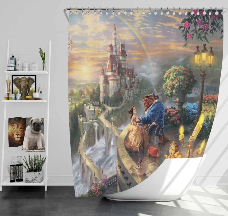 Beauty And The Beast (1991): Tale of Belle Shower Curtain