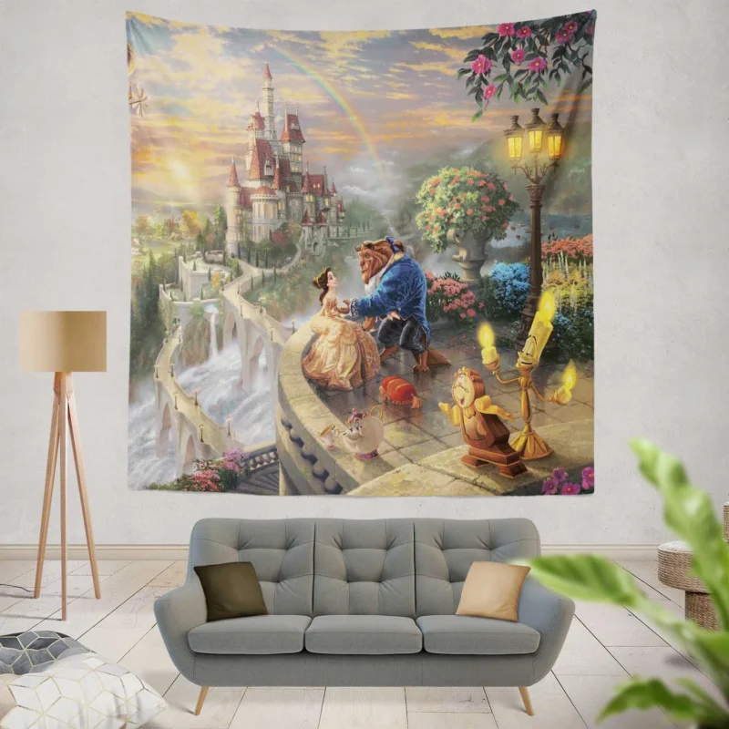 Beauty And The Beast (1991): Tale of Belle  Wall Tapestry