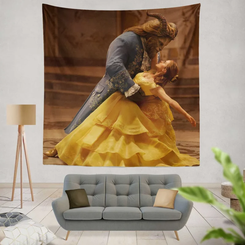 Beauty And The Beast (2017): Enchanting Tale  Wall Tapestry