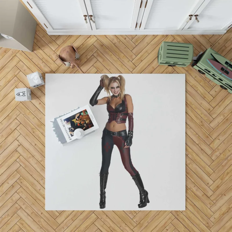 Becoming Harley Quinn: Cosplay Inspiration Floor Rug