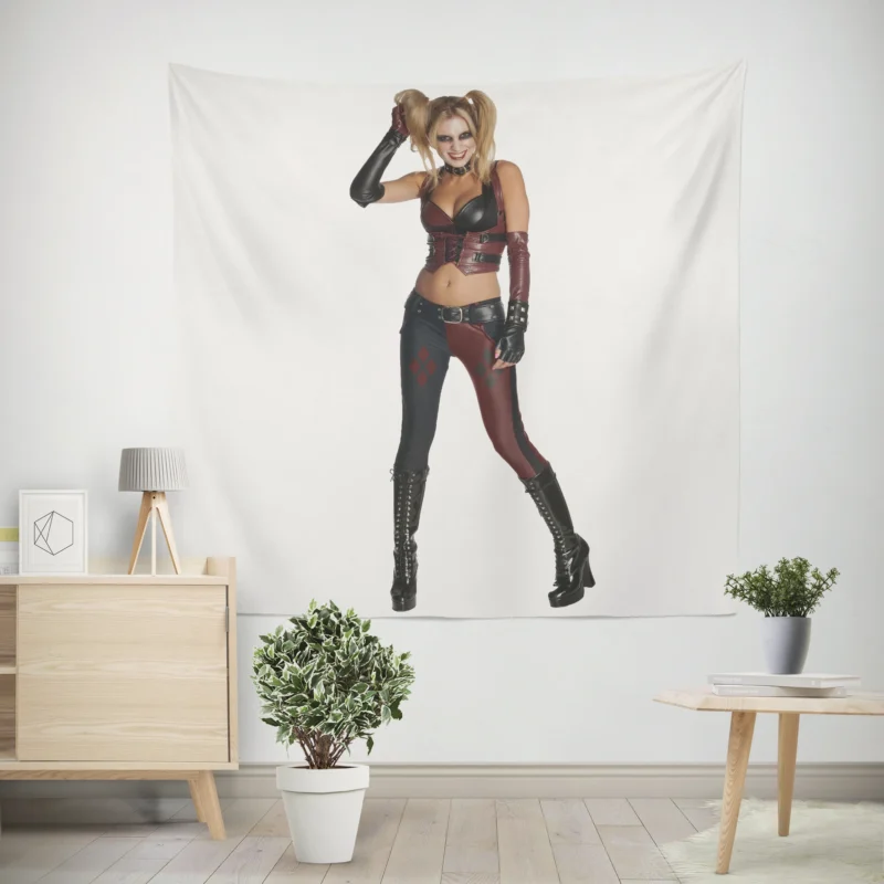 Becoming Harley Quinn: Cosplay Inspiration  Wall Tapestry
