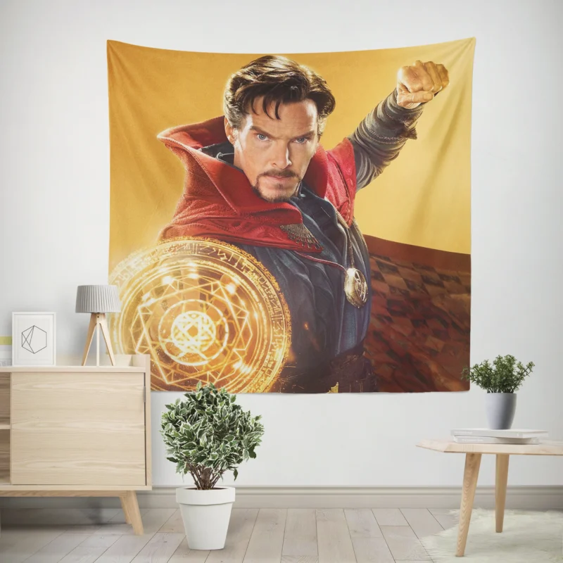 Benedict Cumberbatch as Doctor Strange: Infinity War  Wall Tapestry