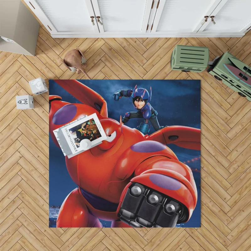 Big Hero 6: Baymax Heroic Journey Floor Rug