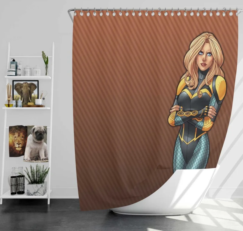 Black Canary: A DC Comics Heroine Shower Curtain