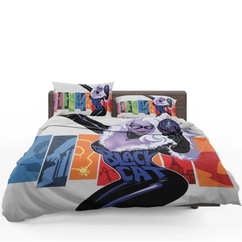 Black Cat: Marvel Slinky Superhero Bedding Set