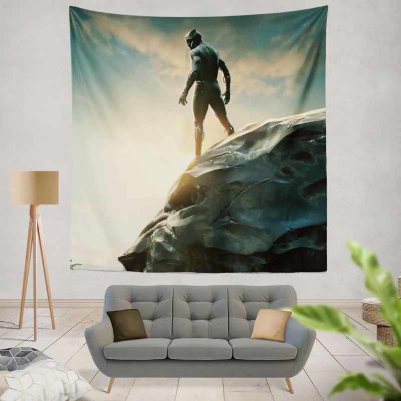 Black Panther: A Marvel Cinematic Triumph  Wall Tapestry