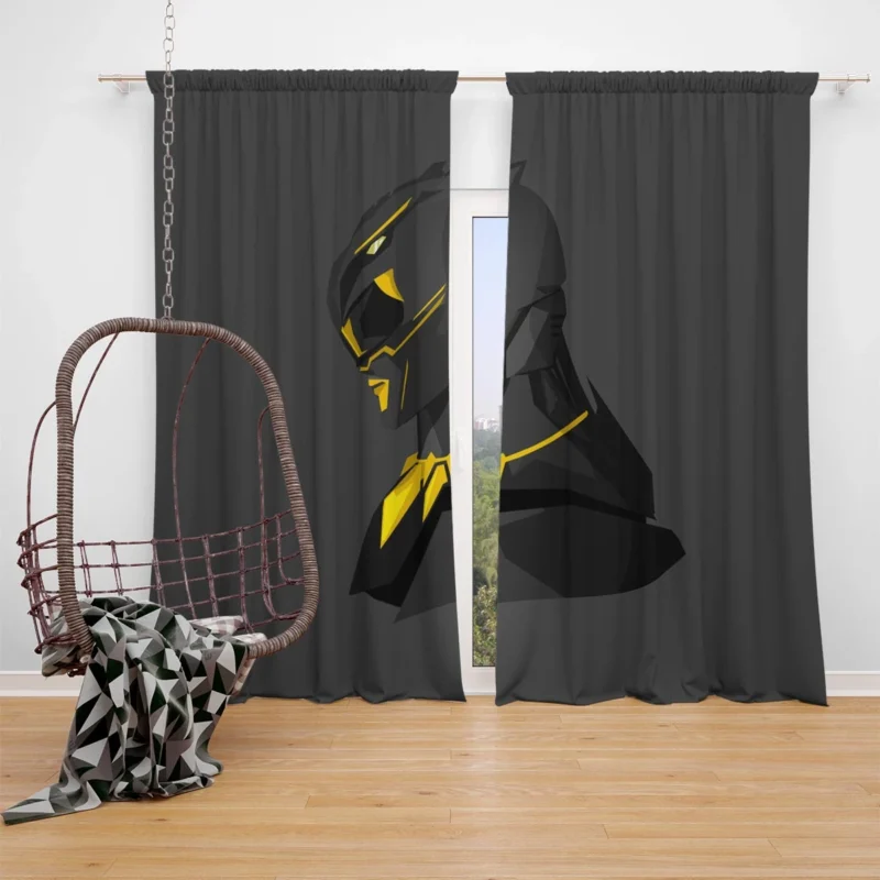 Black Panther: A Marvel Comics Icon Window Curtain