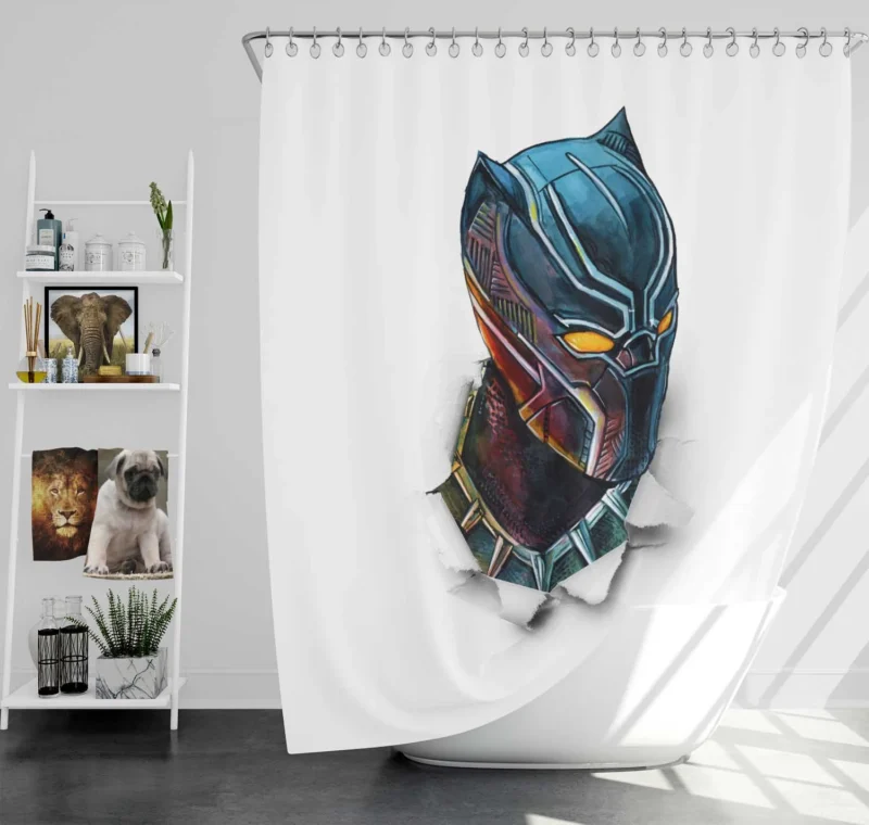 Black Panther Cinematic Artistry Shower Curtain