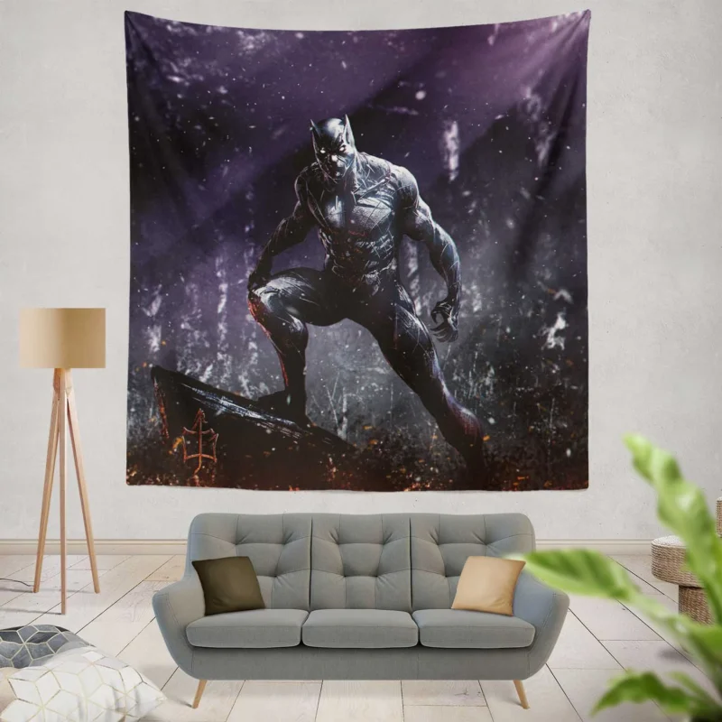 Black Panther: Marvel Feline Hero  Wall Tapestry