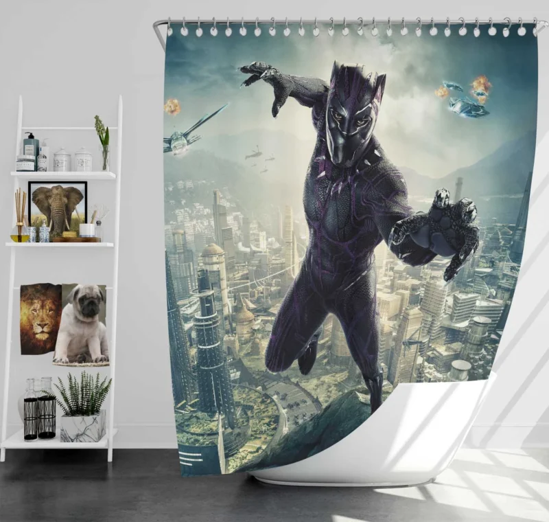 Black Panther (Movie): TChalla Legacy Shower Curtain