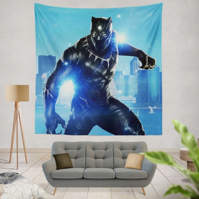 Black Panther: TChalla Marvel Journey  Wall Tapestry