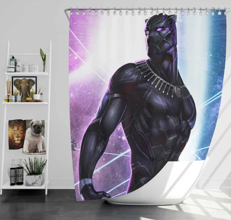 Black Panther: TChalla Marvel Legacy Shower Curtain