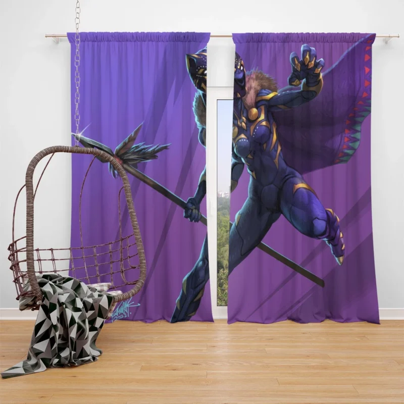 Black Panther: Wakanda Forever and Shuri Window Curtain