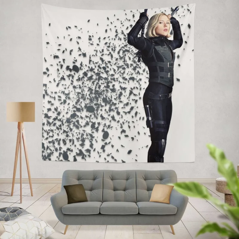 Black Widow: An Icon in Infinity War  Wall Tapestry