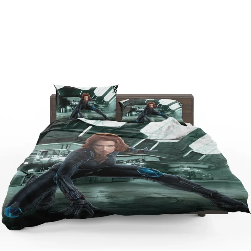 Black Widow Arrival in Age of Ultron Bedding Set