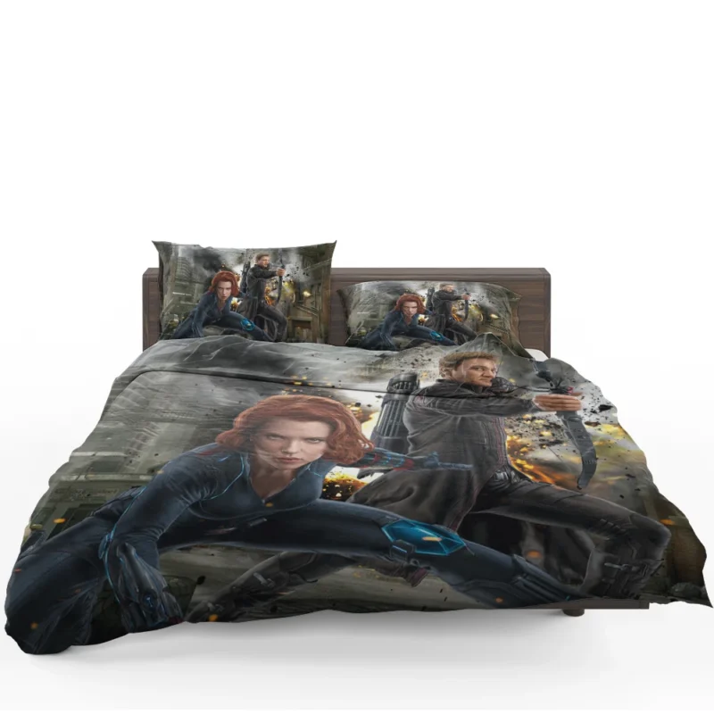 Black Widow and Hawkeye in Avengers: Age of Ultron Bedding Set