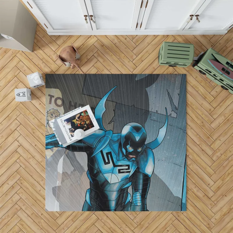 Blue Beetle (DC Comics): Jaime Reyes Story Floor Rug
