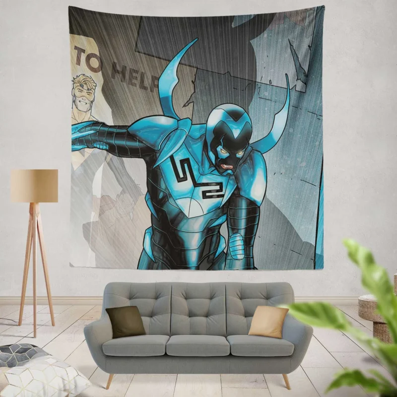 Blue Beetle (DC Comics): Jaime Reyes Story  Wall Tapestry
